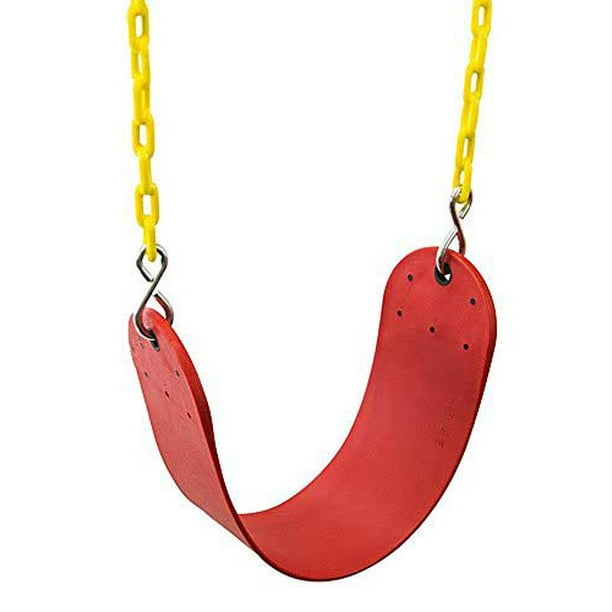 Swing Seat Only Outdoor Swing Seat EVA Heavy Duty Swing Accessories with Metal Triangle Ring 330kg//660lb Weigh